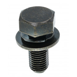 Винт фиксации направляющей пластины дисковой пилы Makita 2414NB/2416S (M10*25) оригинал 265201-9