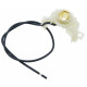 Щеткодержатель аккумуляторного перфоратора Makita DHR 263 RF (клемма минус) оригинал 644507-2