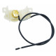 Щеткодержатель аккумуляторного перфоратора Makita DHR 263 RF (клемма минус) оригинал 644507-2