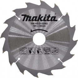 Диск ТСТ по дереву 185мм x 30мм x 16T Makita (Макита) оригинал D - 52582