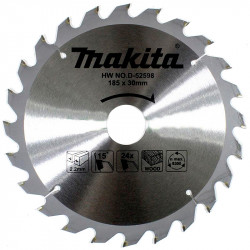 Диск ТСТ по дереву 185мм x 30мм x 24T Makita (Макита) оригинал D - 52598