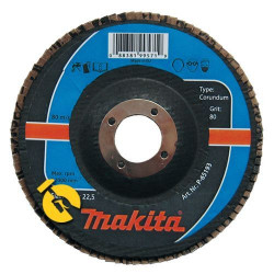Лепестковый шлифовальный диск 150х22,23 К60, корунд Makita (Макита) оригинал P-65224