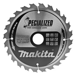 Диск пильный по дереву для а. пыль SPECIALIZED 190x30 мм 24T Makita (Макита) оригинал B-09195