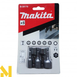 Набір насадок магнітних з хвост.1/4''Hex (6,8,10,12,13х50 мм) Makita (Макита) оригинал B-39176
