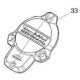 Верхня кришка приводу Makita оригінал 413335-4