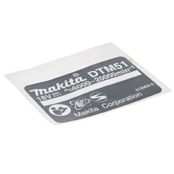 Табличка з назвою Makita (Макита) оригінал 815M50-8