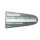 Фірмова табличка з основними характеристиками BTD1 Makita (Макита) оригінал 862356-7