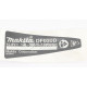 Фірмова табличка з основними характеристиками D Makita (Макита) оригінал 865041-1