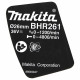 Фірмова табличка з основними характеристиками Makita (Макита) оригінал 866450-7