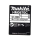 Идентификационная этикетка HM0870C Makita (Макита) оригинал 867390-2