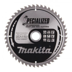 Диск пильный по дереву с гвоздями SPECIALIZED 235x30 мм 48T Makita (Макита) оригинал B-09519
