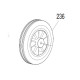 Колесо Makita (Макита) оригінал JM27000266