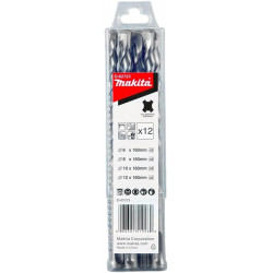 Набор буров SDS-PLUS (12 шт.) Makita (Макита) оригинал D-62723