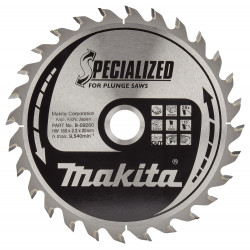 Диск пильный по дереву для погружных пыль SPECIALIZED 160x20 мм 28T Makita (Макита) оригинал B-09