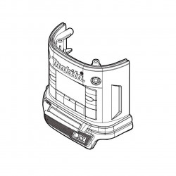 Makita оригинал SE00001219 Фронтальная панель DMR055