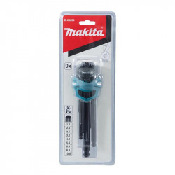 Набор шестигранных ключей 9 шт. (1.5,2,2.5,3,4,5,6,8,10мм) Makita (Макита) оригинал B-65894