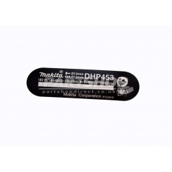 Шильда TD127 Makita (Макіта) оригінал 897581-1