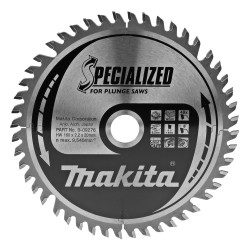 Диск пильный по дереву для погружных пыль SPECIALIZED 160x20 мм 48T Makita (Макита) оригинал B-09