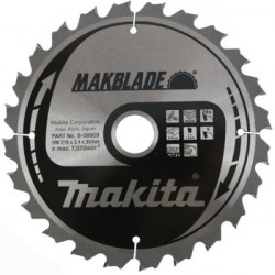Диск пильный по дереву MAKBlade 216x30 24T Makita (Макита) оригинал B-08903