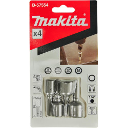 Набір магнітних насадок 4 шт. (8,10,12,13)х48 Makita (Макита) оригинал B-57554