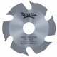 Дисковая фреза 100х4х22 мм 6Т для 3901 / PJ7000 / BPJ180 Makita (Макита) оригинал B-20644