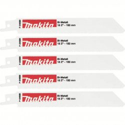 Набір пилок BiM по металу для ножівки 150 мм (5 шт.) Makita (Макита) оригинал P-04880