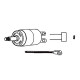 Двигатель в сброе DCF301 Makita оригинал TE00000528