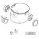 Контейнер у зборі VC2000L Makita оригінал W107419619