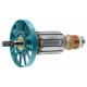 Якір перфоратора Makita HR3520/HR3520B (41*166 7-зубів ліво) оригінал 512818-2