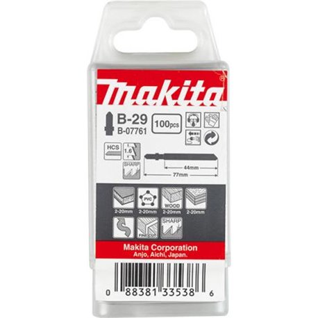 Пила для лобзика 100 шт. В-29 Makita (Макита) оригинал B-07761