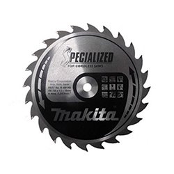 Диск пильный по дереву для а. пыль SPECIALIZED 165x20 мм 24T Makita (Макита) оригинал B-09167